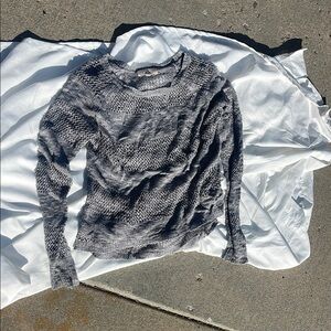 Pink Republic Gray Knit Sweater